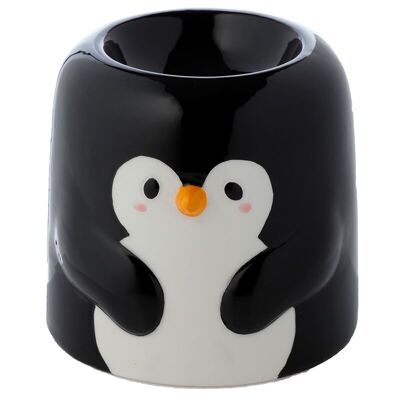 Quemador de aceite de cerámica con forma de pingüino de Adoramals