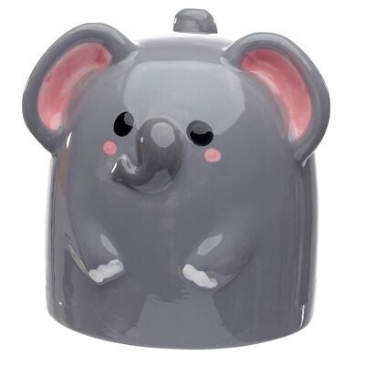 Tasse en céramique à l'envers d'éléphant d'Adoramals