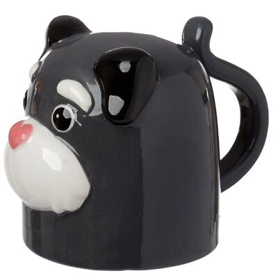 Dog Squad Upside Down Ceramic Shaped Mug