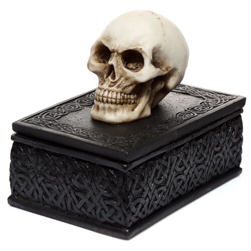 Skull Celtic Knotwork Trinket Box