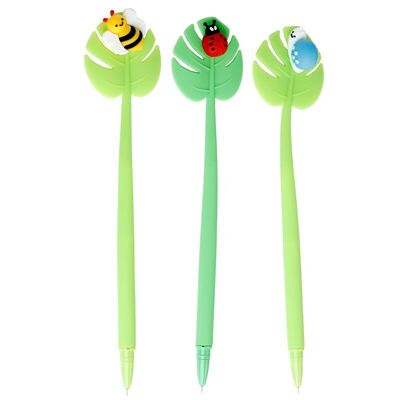 Botanical Gardens Bumble Bee, Ladybird & Snail Leaf Fine Tip Pen