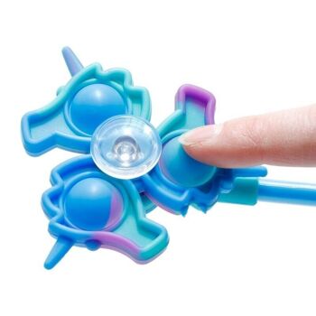 Stylo Fidget Pop Spinner Dinosaure et Licorne 5