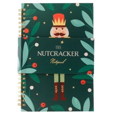 The Nutcracker Christmas Spiral Bound A5 Lined Notebook