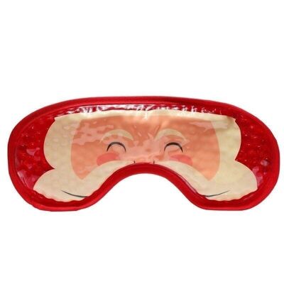 Christmas Santa Plush Lined Gel Eye Mask