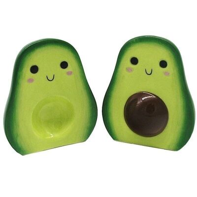 Avocado Ceramic Salt and Pepper Set