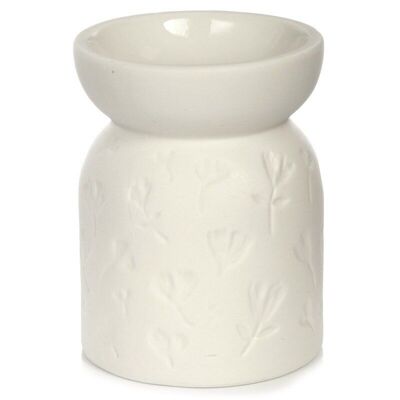 Eden Buttercup Embossed Ceramic Oil & Wax Burner