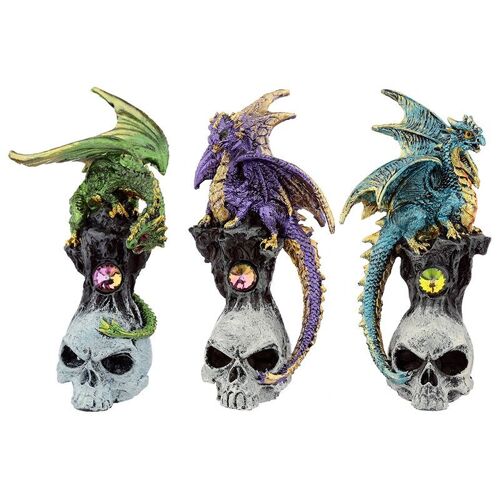 Dark Legends Gemstone Skull Dragon