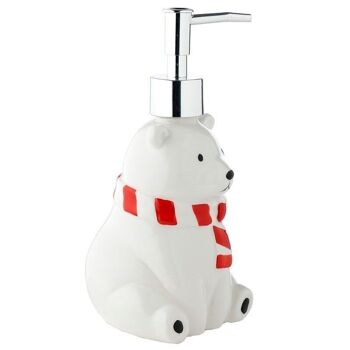 Distributeur de savon en céramique à pompe Polar Bear 5