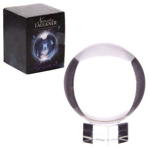 Crystal Ball with Glass Stand & Gift Box 7.5cm