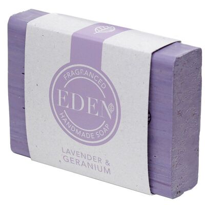 Eden handgemachtes Seifenstück Lavendel & Geranie