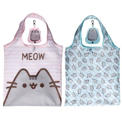 Sac shopping réutilisable pliable Chat Pusheen