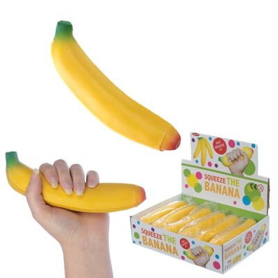 Plátano elástico exprimido