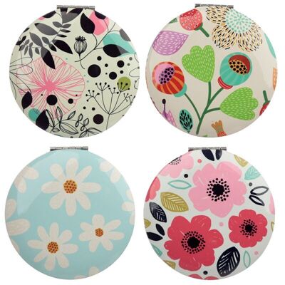 Pick of the Bunch Wisewood, Autumn Falls, Daisy & Poppy Compact Mirror