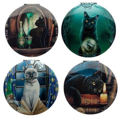 Lisa Parker Magical Cat Compact Mirror