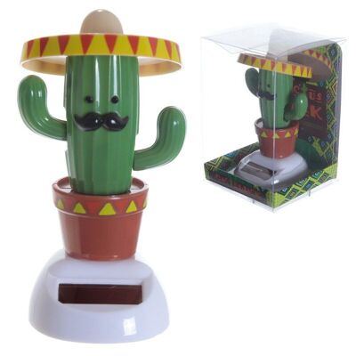 Kaktus mit Sombrero Solar Pal