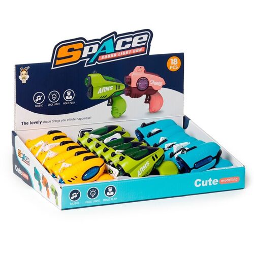 Light & Sound Space Gun Toy