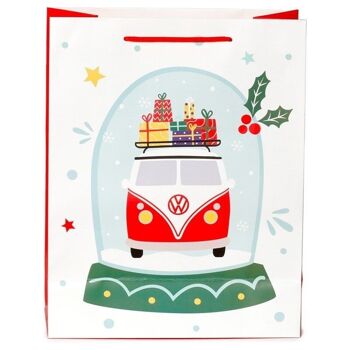 Sac cadeau de Noël Volkswagen VW T1 Camper Bus Grand 4