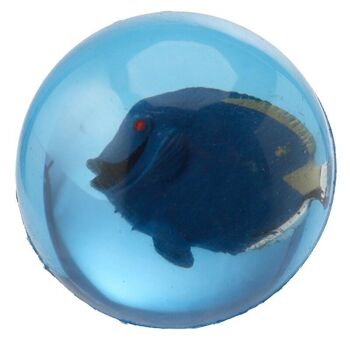 Balle rebondissante en caoutchouc pour poissons tropicaux 3D (baignoire en plastique) 5