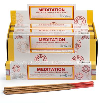 37281 Bastoncini di incenso Stamford Masala da meditazione