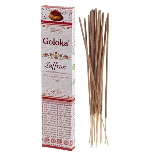 Goloka Masala Saffron Incense Sticks