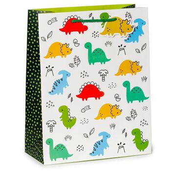 Grand sac cadeau Dinosauria Jr