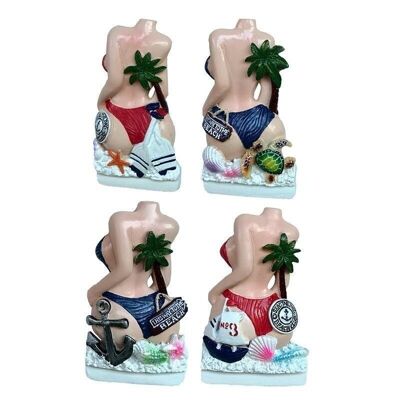 Magnete Souvenir Seaside - Bikini a forma di corpo