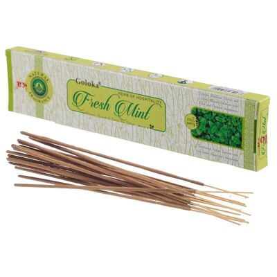 Goloka Fresh Mint Incense Sticks