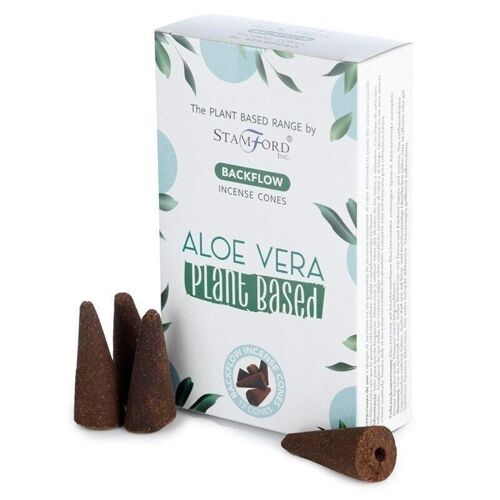 46421 Stamford Premium Plant Based Backflow Incense Cones - Aloe Vera