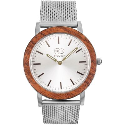 Montre en bois  -  De Pijp -  Bois Zebrano