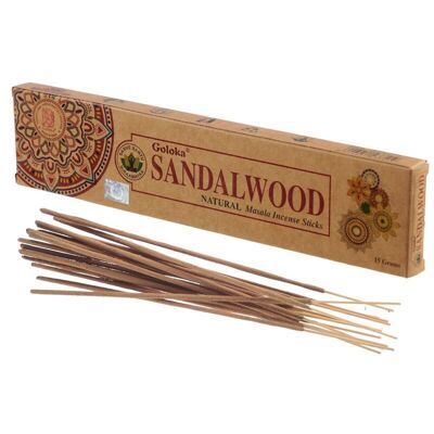 Goloka Organika Sandalwood Incense Sticks
