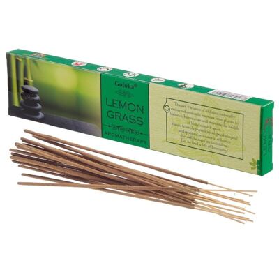 Goloka Aromatherapy Lemongrass Incense Sticks