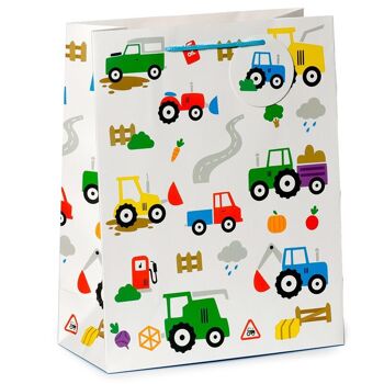 Grand sac cadeau Little Tractors