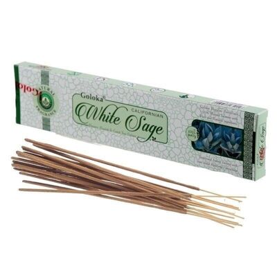 Goloka Californian White Sage Incense Sticks