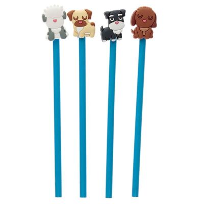 Dog Squad Bleistift mit PVC-Aufsatz
