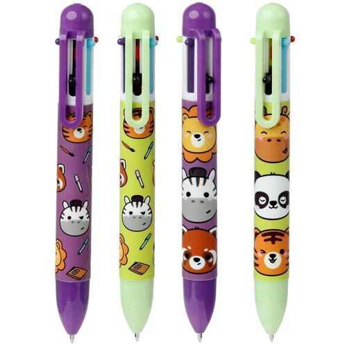 Adoramals Wild Multi Colour Pen (6 Colours)