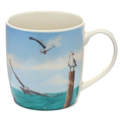 Seagull Buoy Porcelain Mug