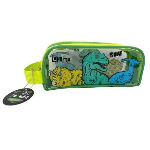 Dinosauria Clear Window Pencil Case