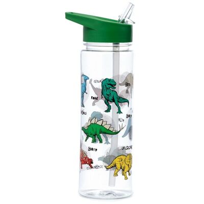 Botella de agua de plástico irrompible de 550 ml Dinosauria