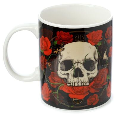Tasse en porcelaine Skulls & Roses