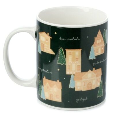 Gingerbread Lane Christmas Porcelain Mug