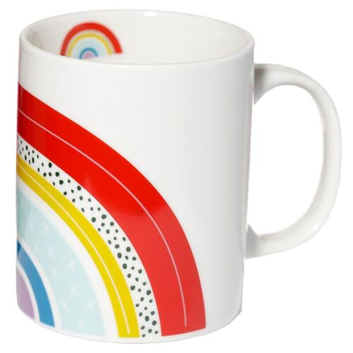 Somewhere Rainbow Porcelain Mug
