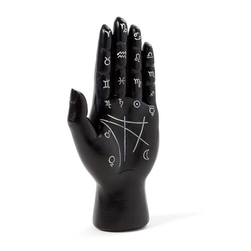 Black Mantric Hand/Tarot Hand Palm