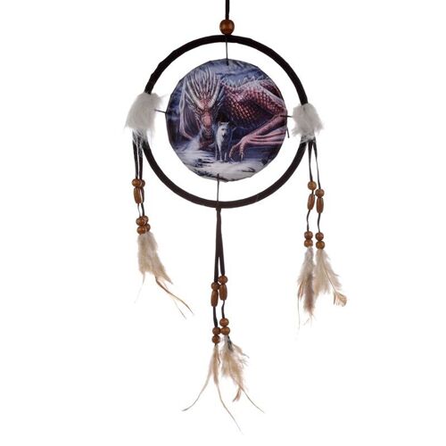 Lisa Parker Alliance Dragon & Wolf Dreamcatcher 16cm