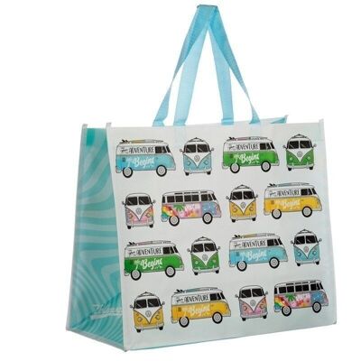 Volkswagen VW T1 Camper Bus Summer Love Surf Reusable Shopping Bag