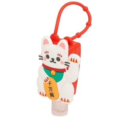 Gel igienizzante per le mani con custodia in silicone Maneki Neko Lucky Cat