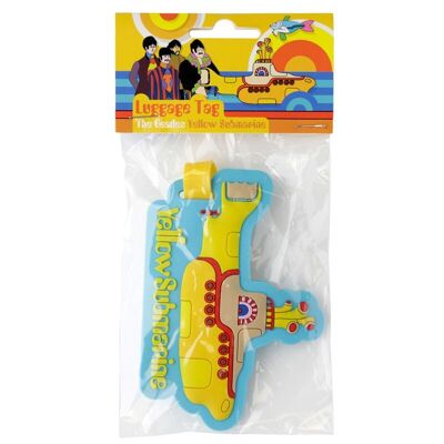 Etiqueta de equipaje de PVC The Beatles Yellow Submarine