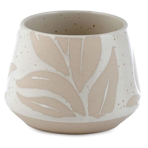 Florens Hesperantha Cream Stoneware Indoor Plant Pot Small