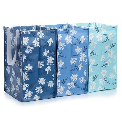 Set of 3 RPET Storage/Recycling Bags Pick of the Bunch Daisy Lane