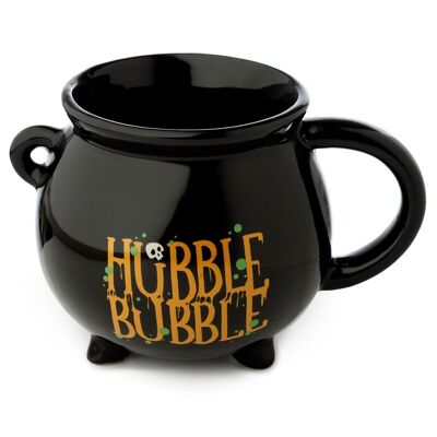 Tazza in ceramica a forma di calderone nero a bolle di Hubble