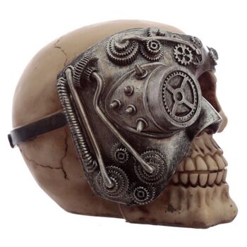 Ornement de tête de crâne steampunk 3